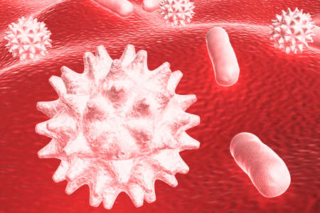 Realistic rendering of bacteria 