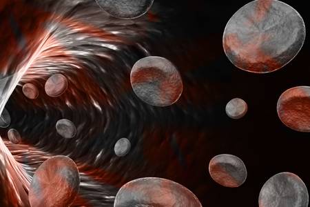 Blood cellsの写真素材