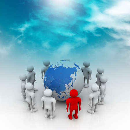 Success concept in abstract backgroundの写真素材