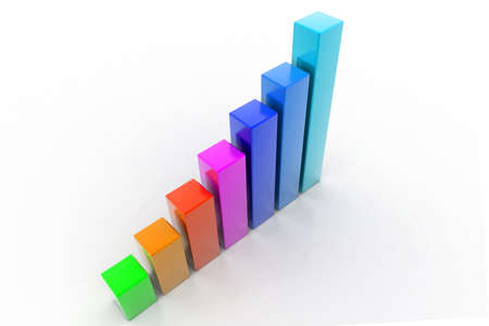 Business graphの写真素材