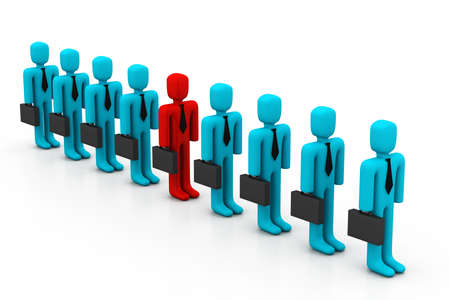 Team with leader
