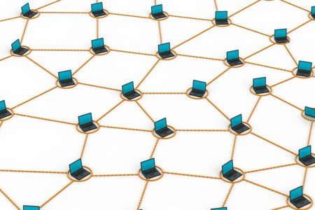 Computer networkの写真素材