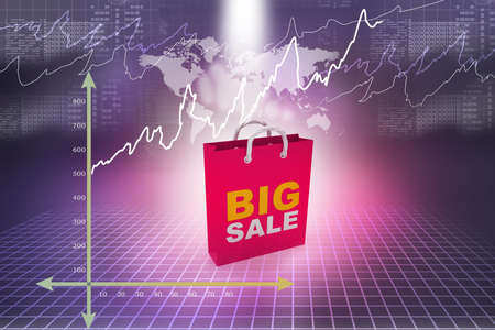 Sale Graph	の写真素材