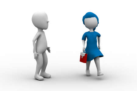 3D Business teamの写真素材