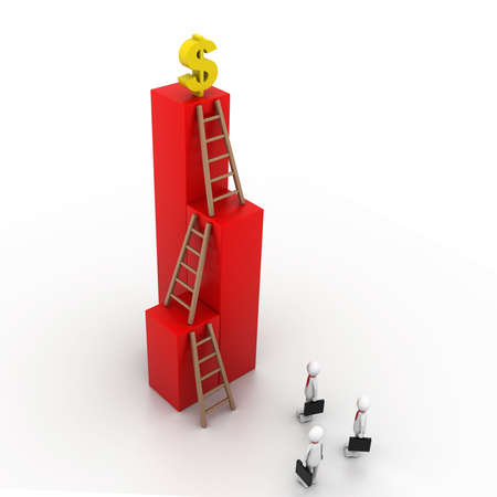 Ladder to successの写真素材