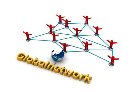 Global communication network	の写真素材