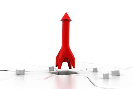 Growing business graph  business growth concept 