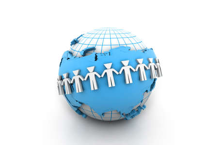Global business networkの写真素材