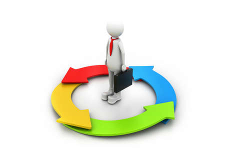 Business graphの写真素材