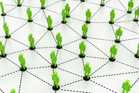 Business networkの写真素材