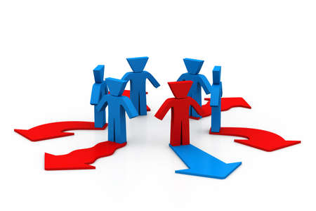 Choices conceptの写真素材