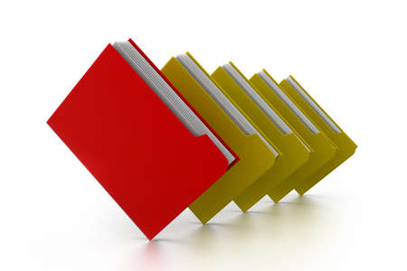 Folder with documentsの写真素材