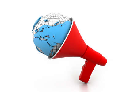 Global announcementの写真素材