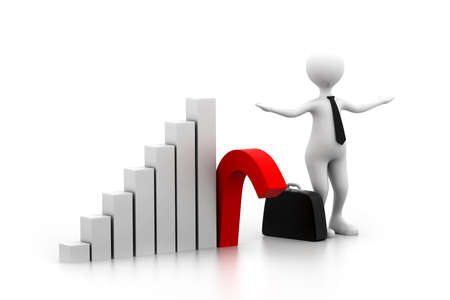 Business graphの写真素材