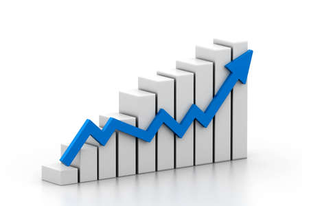 Business graphの写真素材