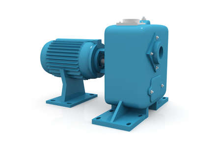 Large industrial water pump