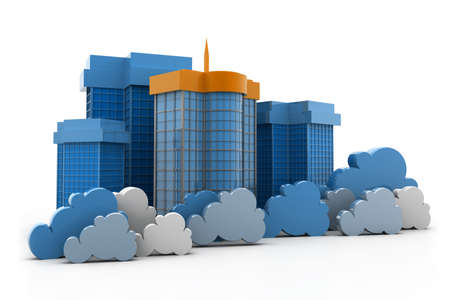 Cloud office concept