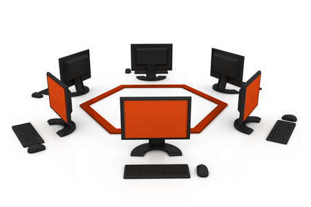 Computer networkの写真素材