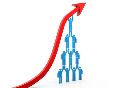 Teamwork conceptの写真素材