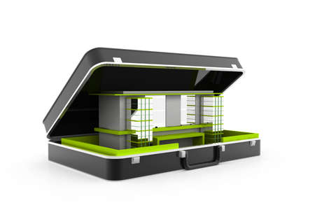 modern project of buildingの写真素材