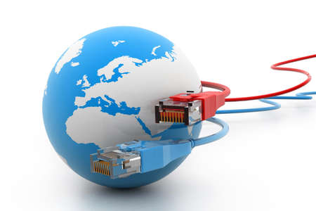 Globe and internet cable