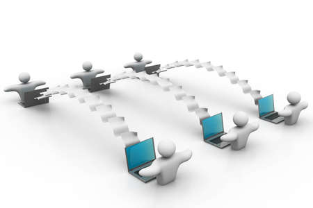 Computer networkの写真素材