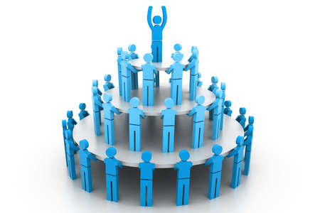 team with leaderの写真素材