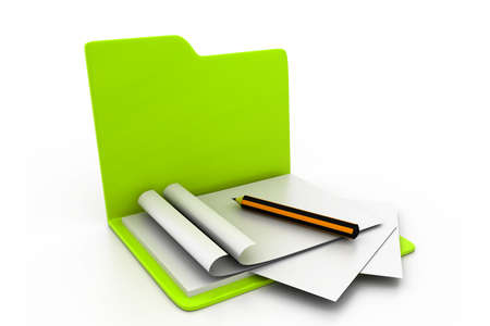 folder with documents