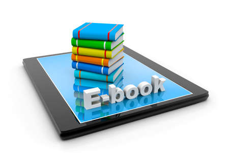 E-bookの写真素材