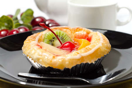 Fresh Fruit Danishの写真素材