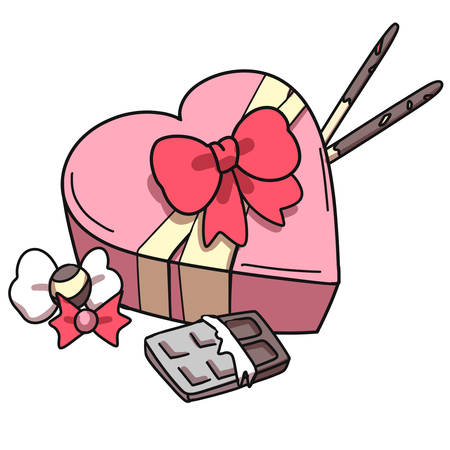 Valentine's Day giftのイラスト素材