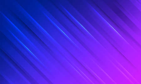 Diagonal lines and shadow, light on blue and pink gradient abstract background. Vector illustrationのイラスト素材