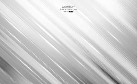 Oblique line striped gray abstract background. Vector illustrationのイラスト素材
