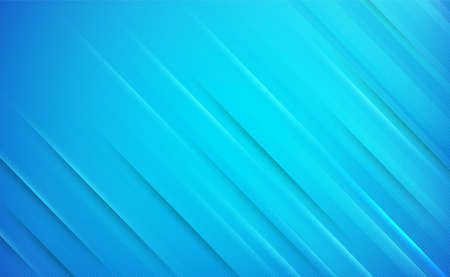 Gradient diagonal lines and lines strips, shadow, light on blue abstract background. Vector illustrationのイラスト素材