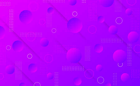 Abstract colorful background. Design and layout with color gradient, circle and dot shapes. Vector illustrationのイラスト素材