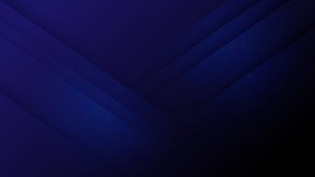 Abstract blue oblique line design with light on dark blue background. Vector illustrationのイラスト素材