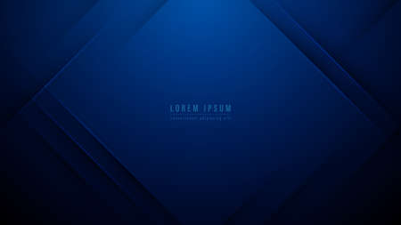Abstract blue background with lines, light, and shadow. Modern elements for banners or flyers. Vector illustrationのイラスト素材