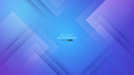 Abstract dynamic blue and purple geometric gradient background. Vector illustrationのイラスト素材