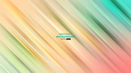 Abstract colorful geometric background with dynamic gradient shapes, lines, and light. Vector illustrationのイラスト素材