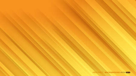 Abstract orange background with gradient diagonal light and shadow. Vector illustrationのイラスト素材