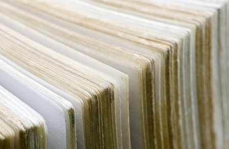 The old book  in close up view.Shallow DOFの写真素材