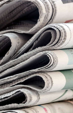 newspapers in close up view,の写真素材