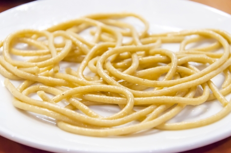 Chinease noodle  Served On A Plateの写真素材