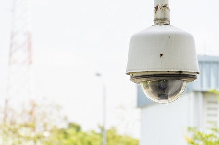 dome type outdoor cctv camera