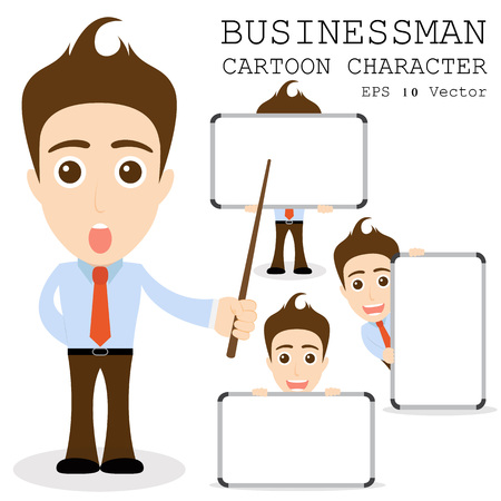 Businessman cartoon character のイラスト素材