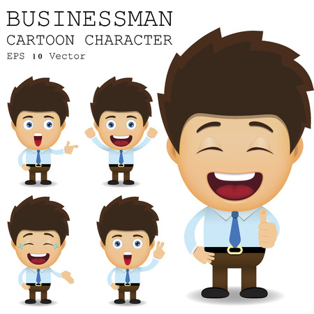 Businessman cartoon character のイラスト素材