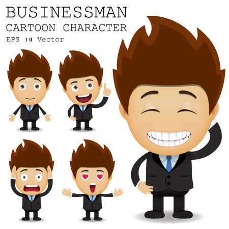 Businessman cartoon character のイラスト素材