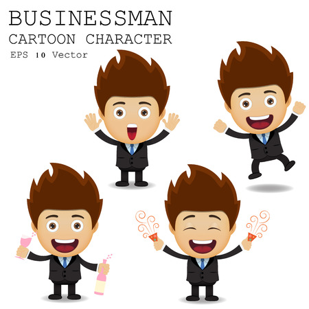 Businessman cartoon character のイラスト素材