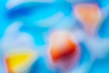 spring fresh blue smooth abstract backgroundの写真素材