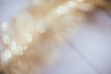 Abstract golden bokeh background